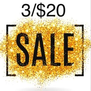 🍄🍄MAJOR SALE🍄🍄 3/$20! 3 items for $20!!!
